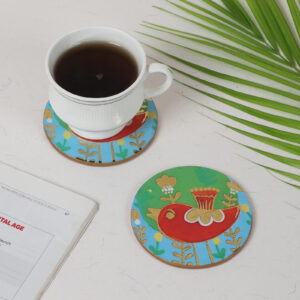 Folk Song Resin Coaster (Set of 2)
