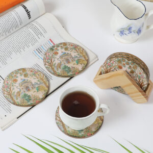 Royal Garden Coaster with Stand (Set of 6)